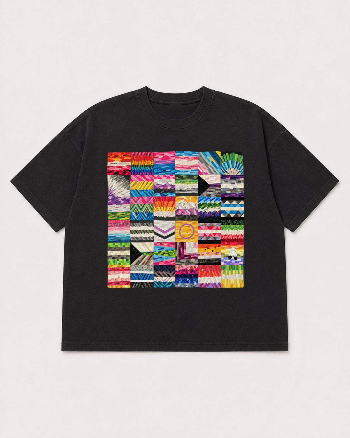 Mockup Boxy Heavyweight Tee Black product
