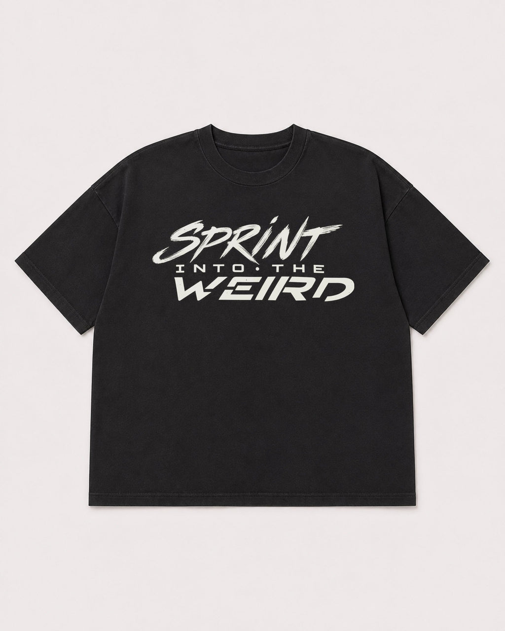 Mockup Boxy Heavyweight Tee Black product