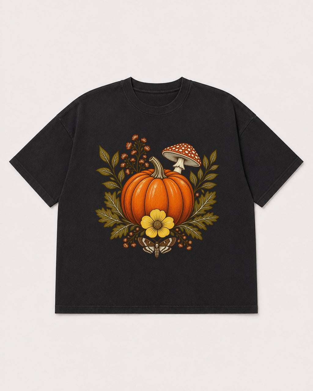 Mockup Boxy Heavyweight Tee Black product