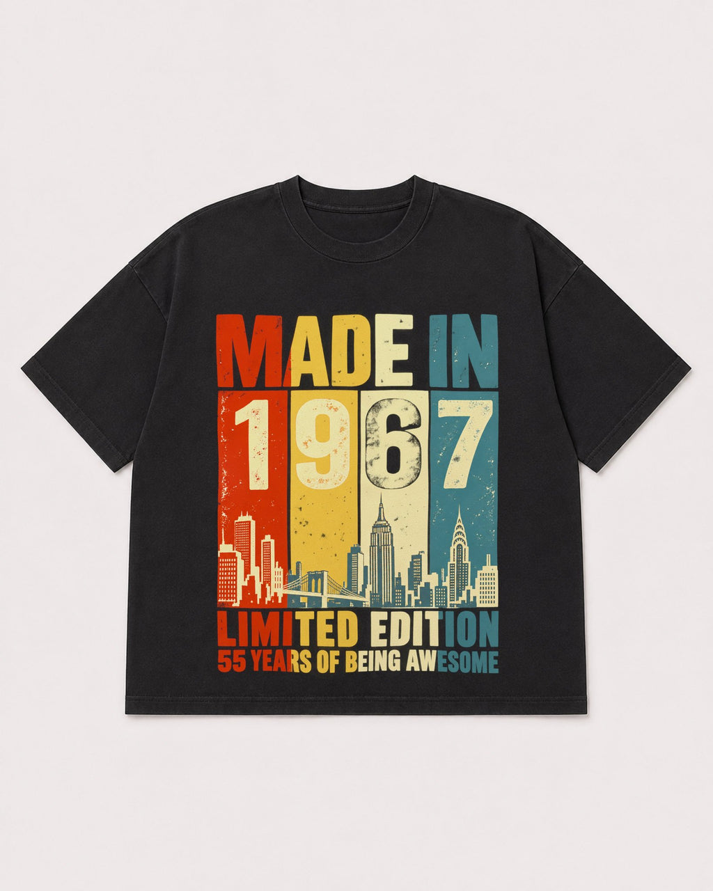 Mockup Boxy Heavyweight Tee Black product
