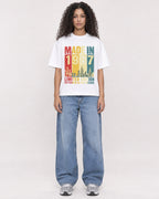 Mockup Boxy Heavyweight Tee White female full-body 10