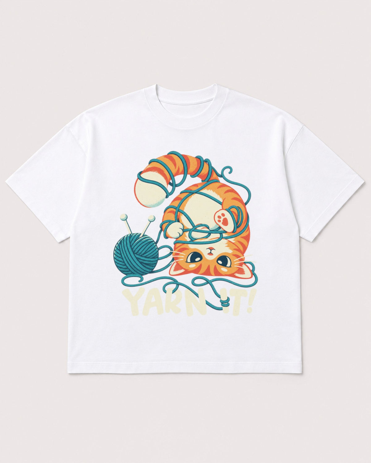 Mockup Boxy Heavyweight Tee White product