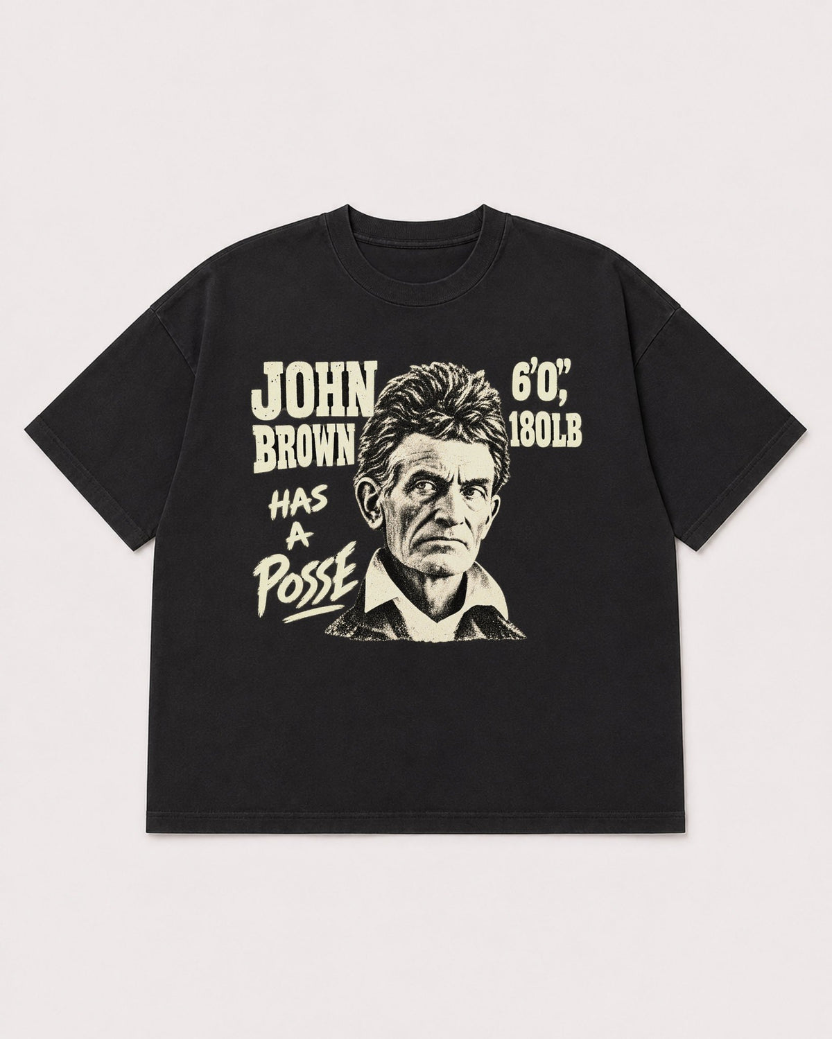 Mockup Boxy Heavyweight Tee Black product