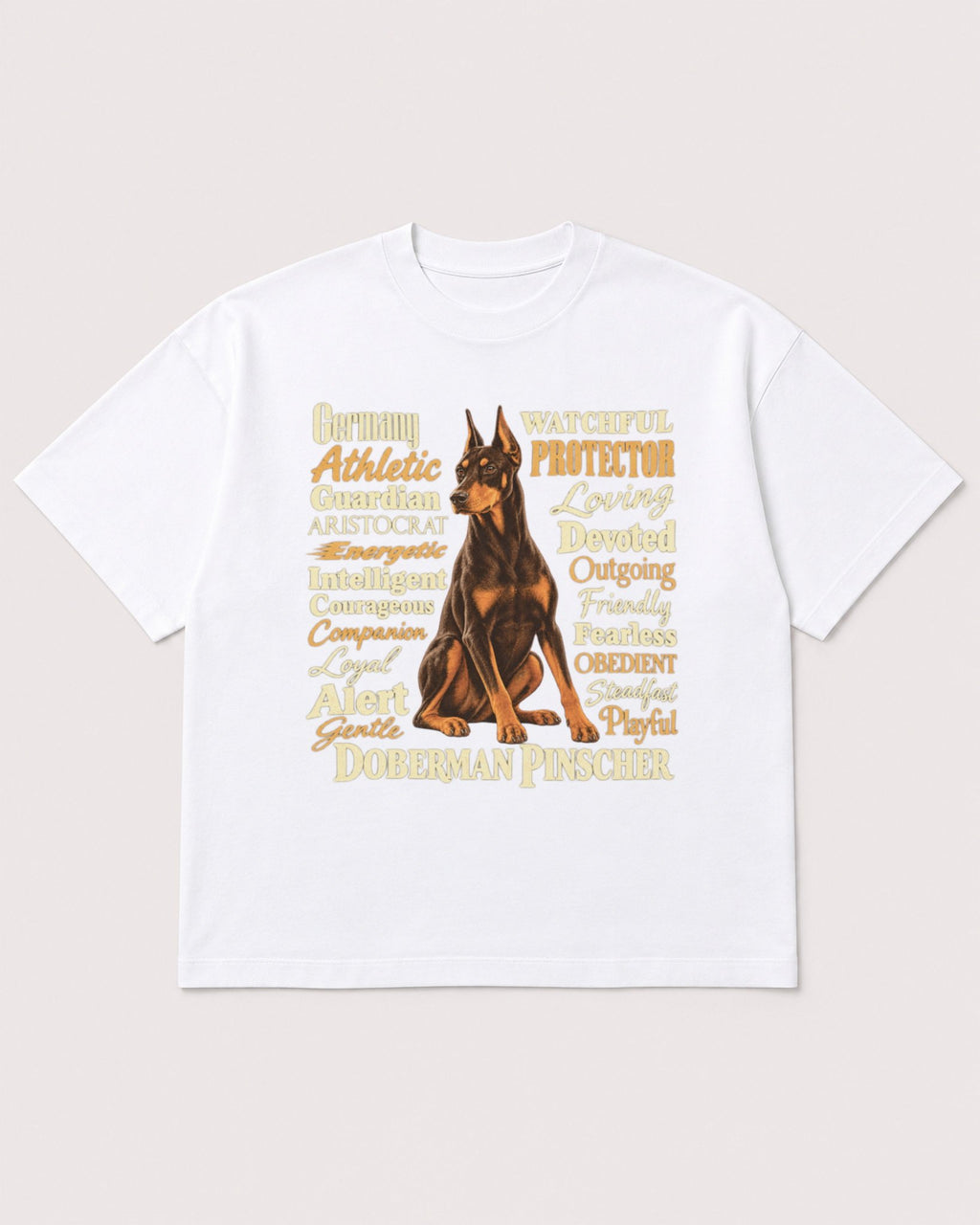 Mockup Boxy Heavyweight Tee White product