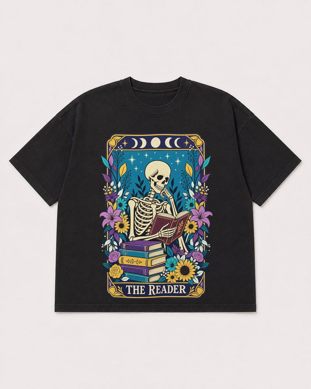 Mockup Boxy Heavyweight Tee Black product