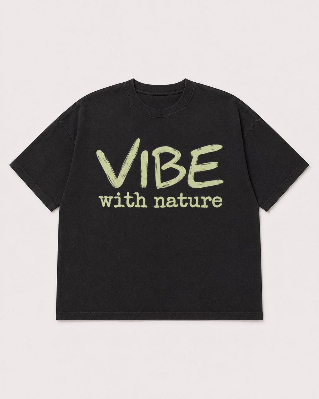 Mockup Boxy Heavyweight Tee Black product