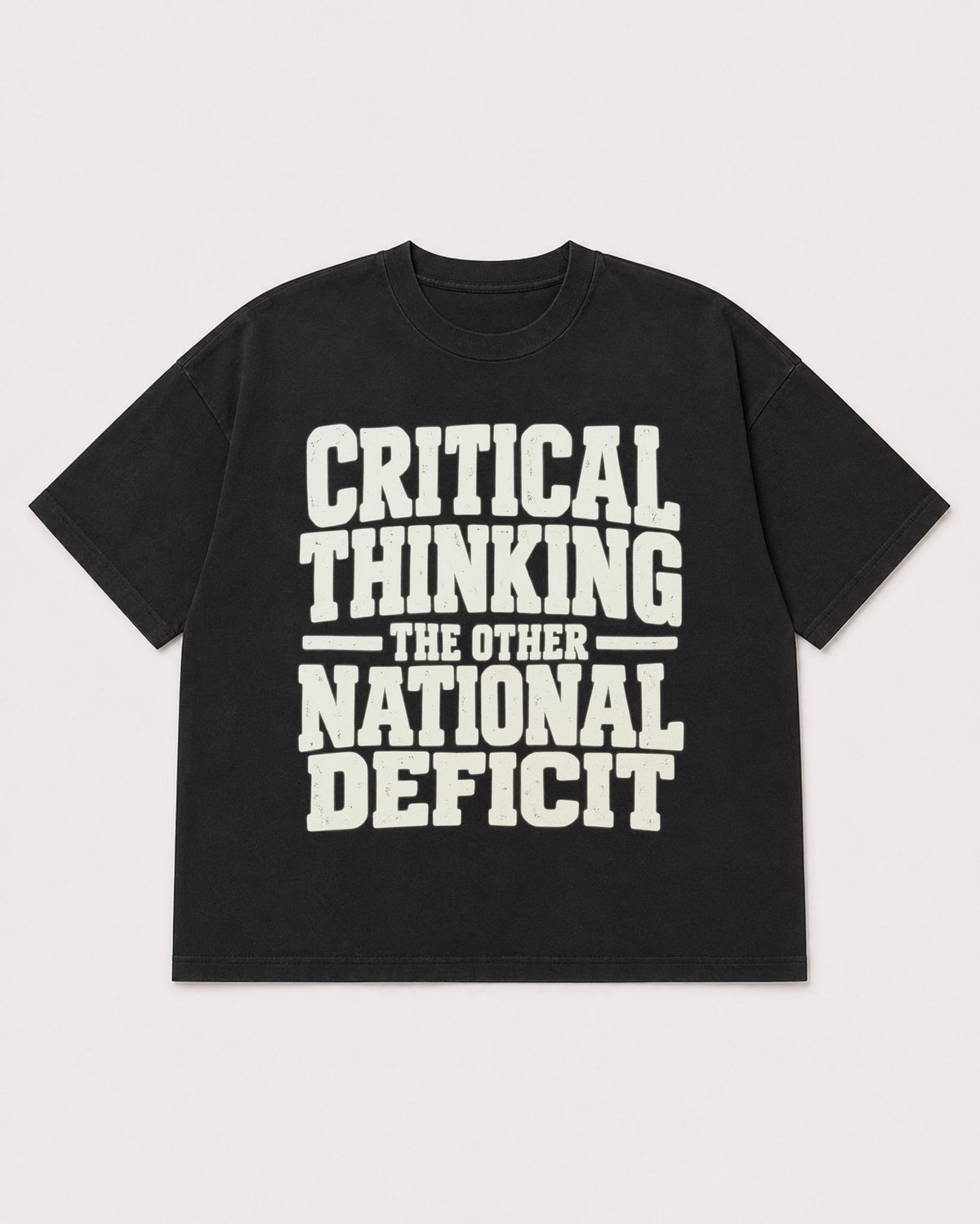 Mockup Boxy Heavyweight Tee Black product