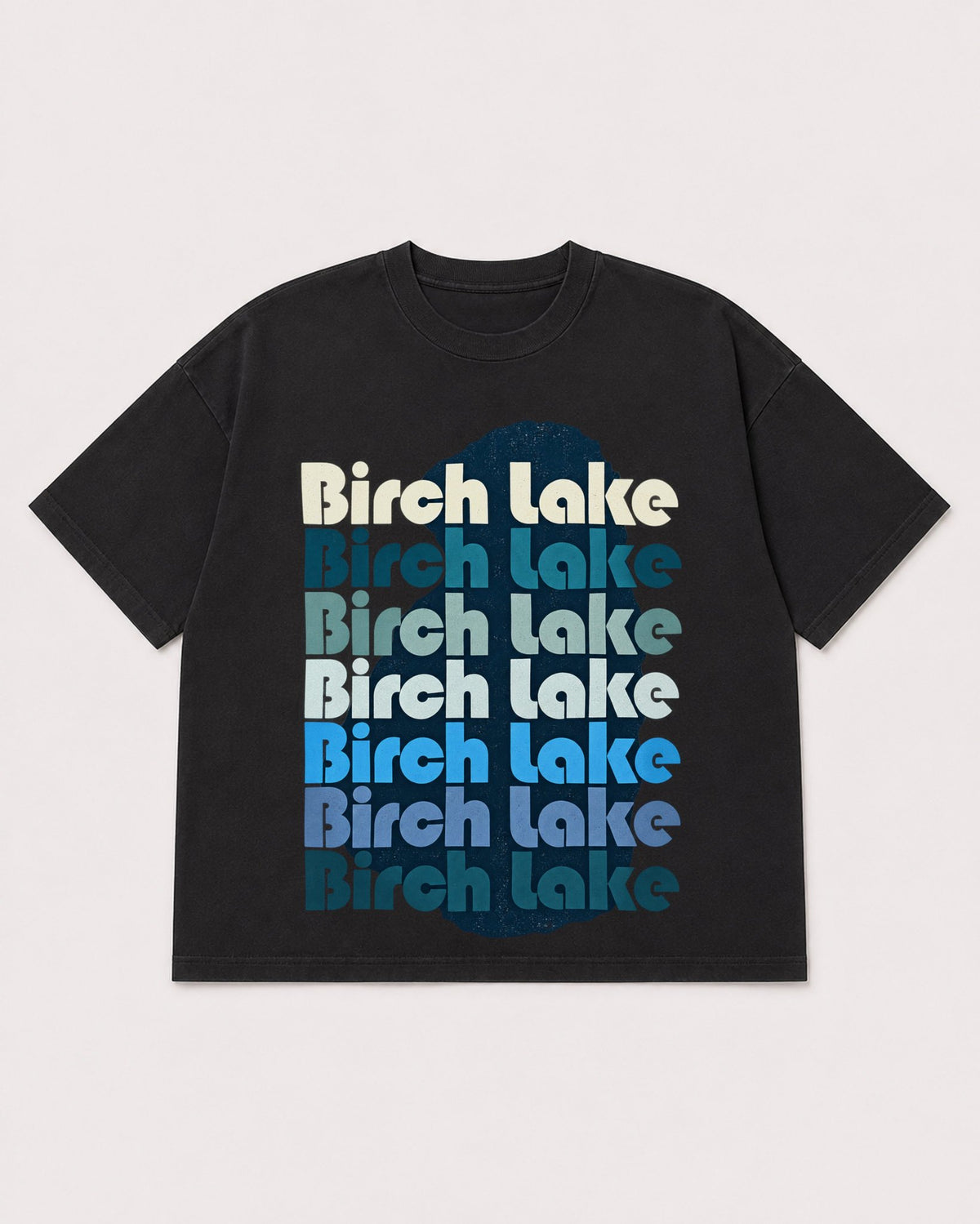 Mockup Boxy Heavyweight Tee Black product