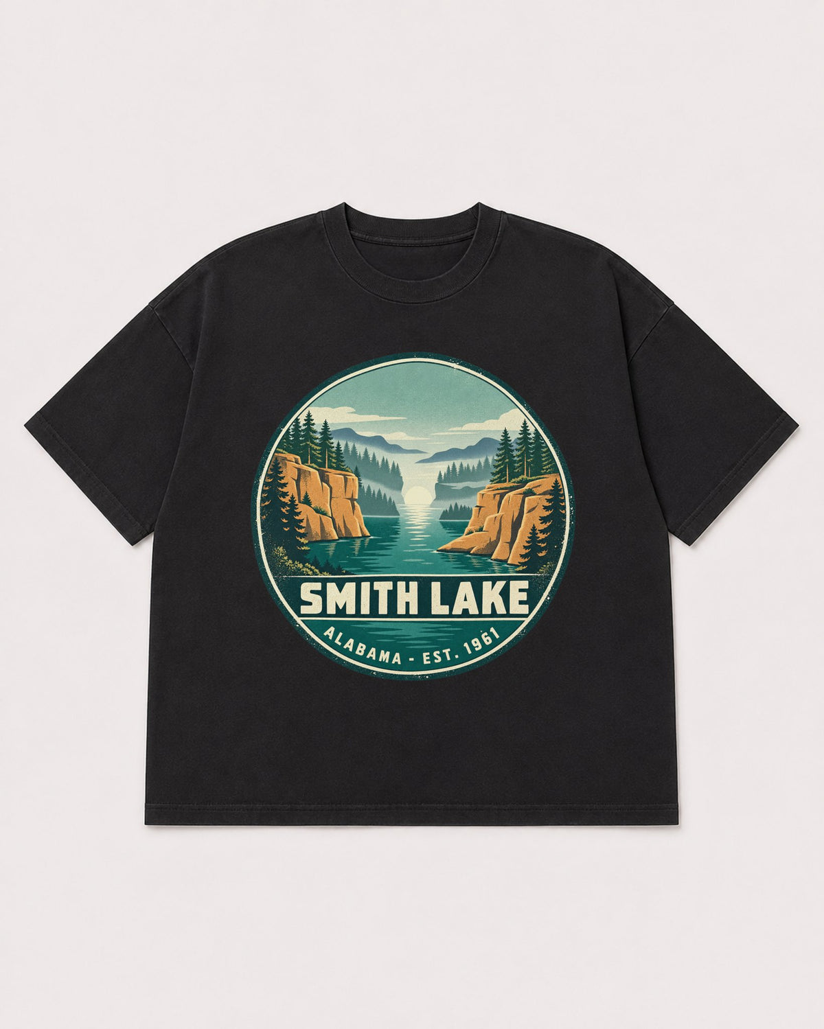 Mockup Boxy Heavyweight Tee Black product