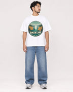 Mockup Boxy Heavyweight Tee White male full-body 02