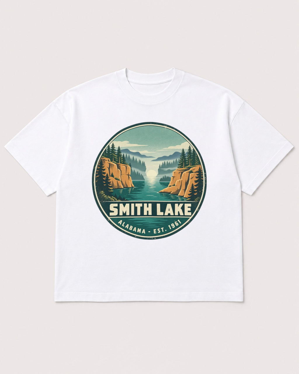 Mockup Boxy Heavyweight Tee White product