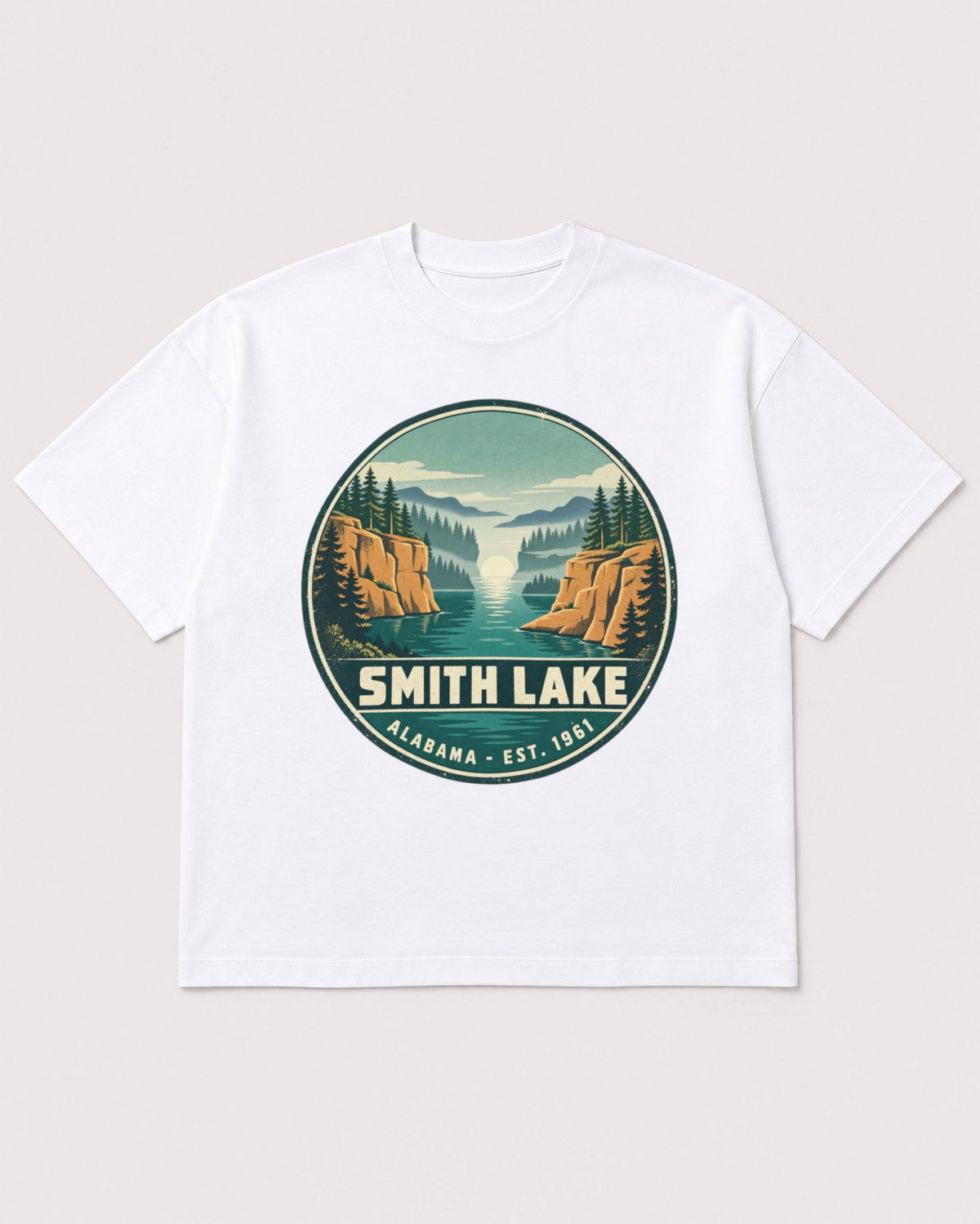 Mockup Boxy Heavyweight Tee White product