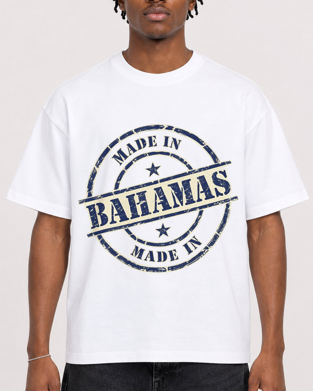 Mockup Boxy Heavyweight Tee White male close-up 05