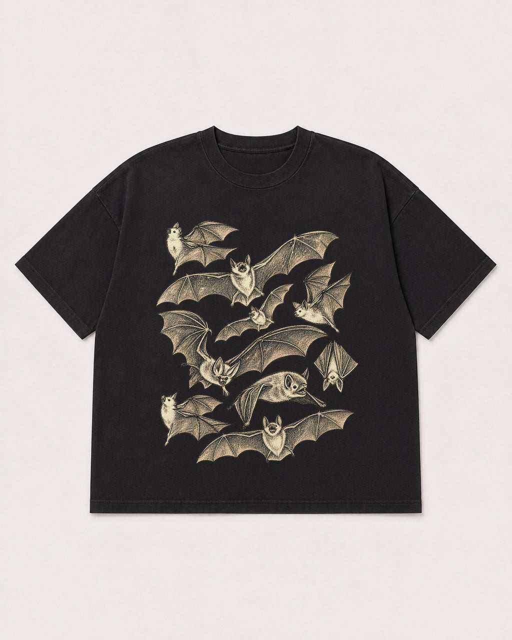 Mockup Boxy Heavyweight Tee Black product