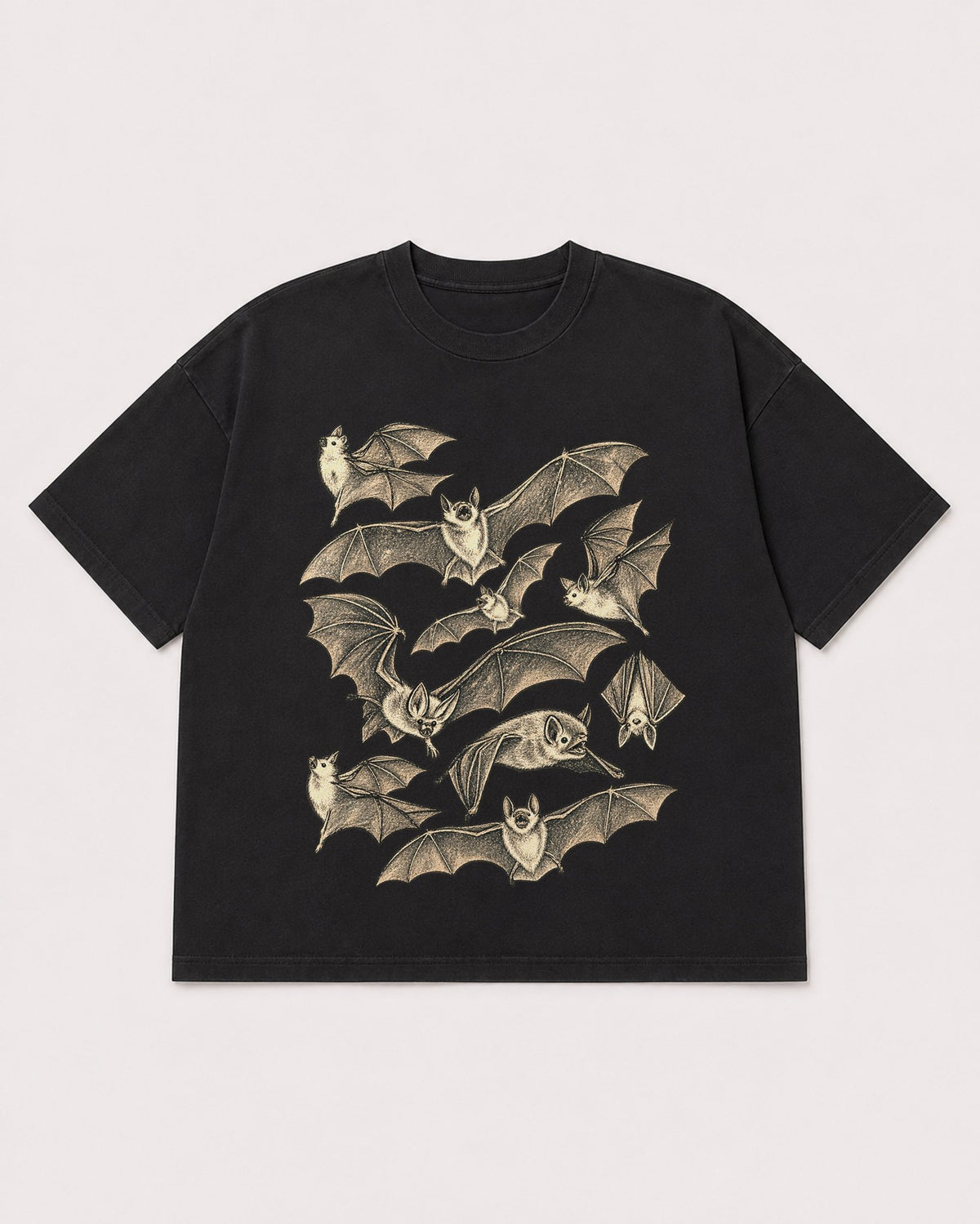 Mockup Boxy Heavyweight Tee Black product