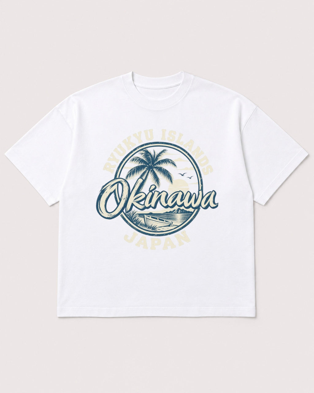 Mockup Boxy Heavyweight Tee White product