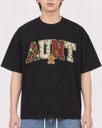 Mockup Boxy Heavyweight Tee Black male close-up 11