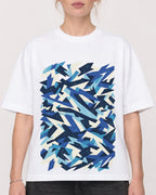 Mockup Boxy Heavyweight Tee White female close-up 28