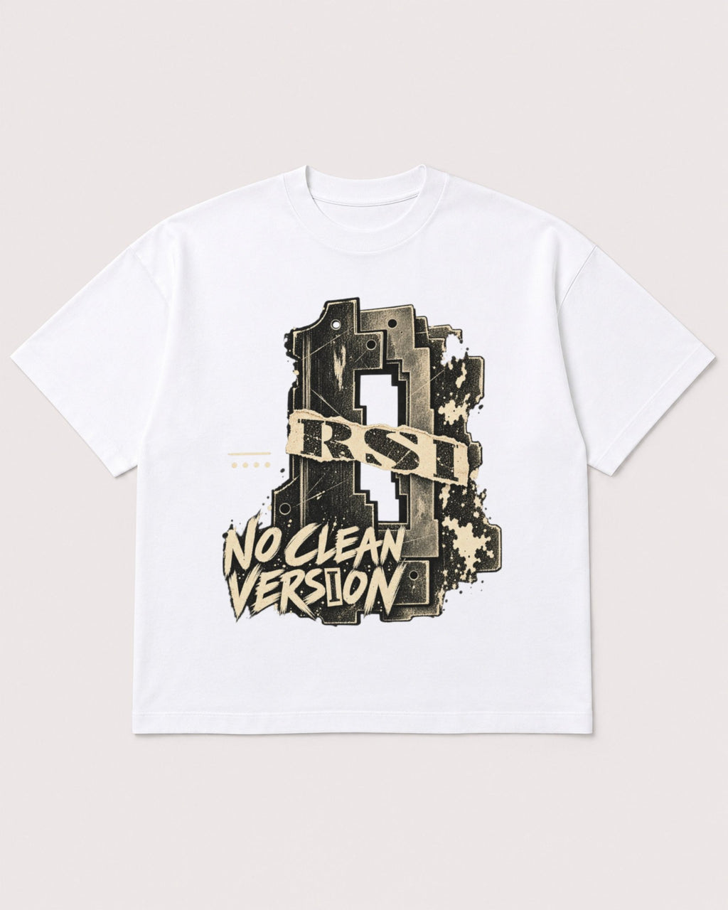 Mockup Boxy Heavyweight Tee White product
