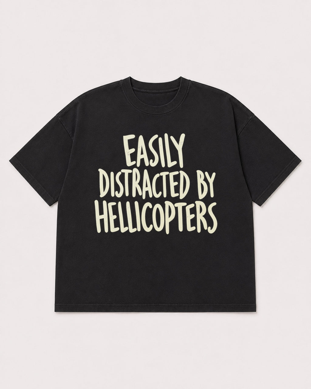 Mockup Boxy Heavyweight Tee Black product