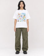 Mockup Boxy Heavyweight Tee White female full-body 22