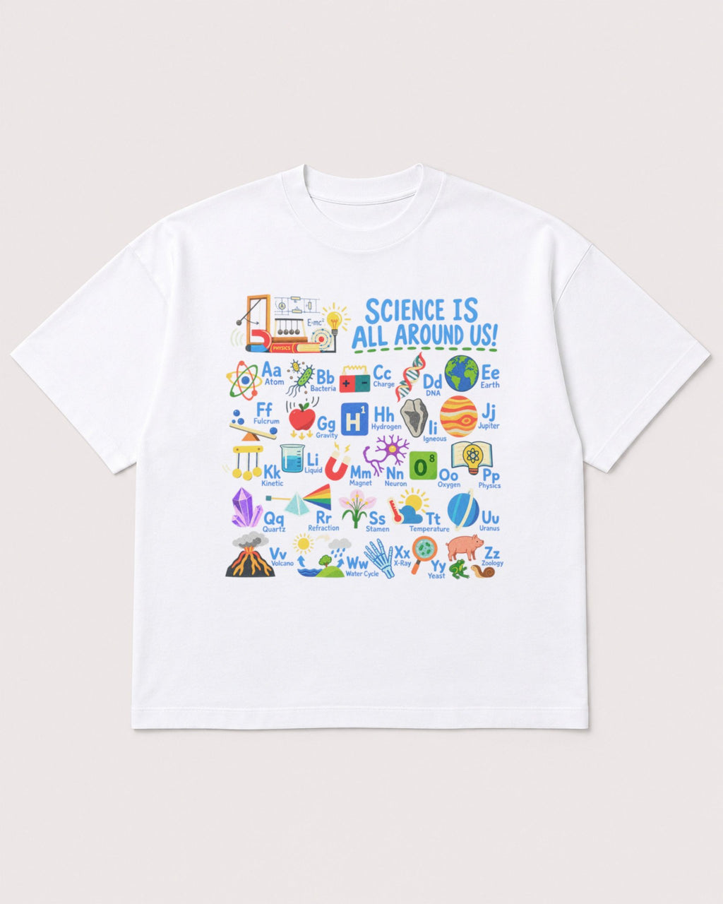 Mockup Boxy Heavyweight Tee White product