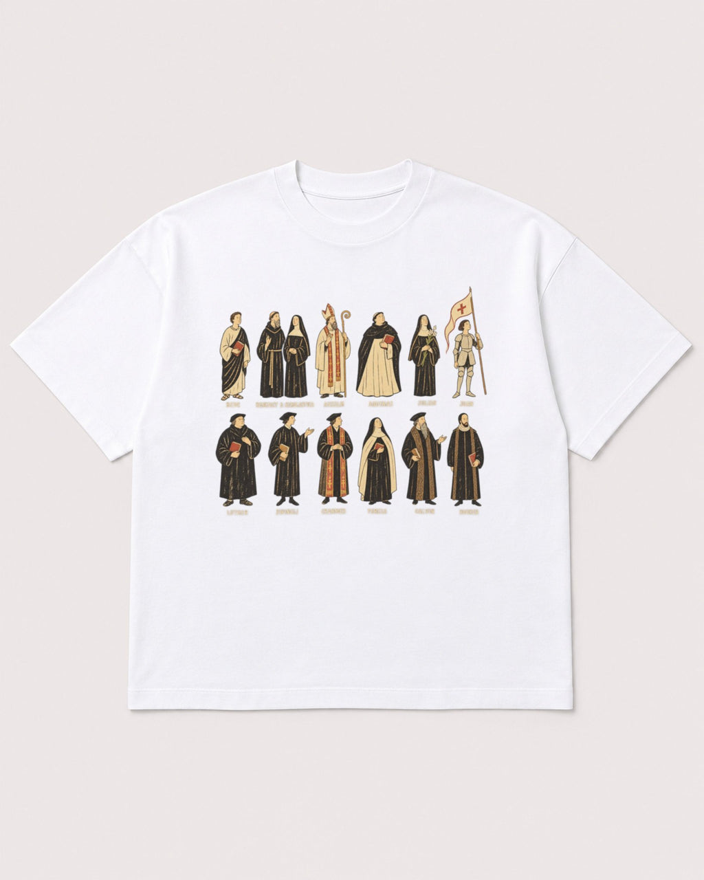Mockup Boxy Heavyweight Tee White product
