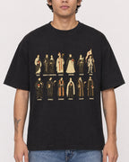 Mockup Boxy Heavyweight Tee Black male close-up 06