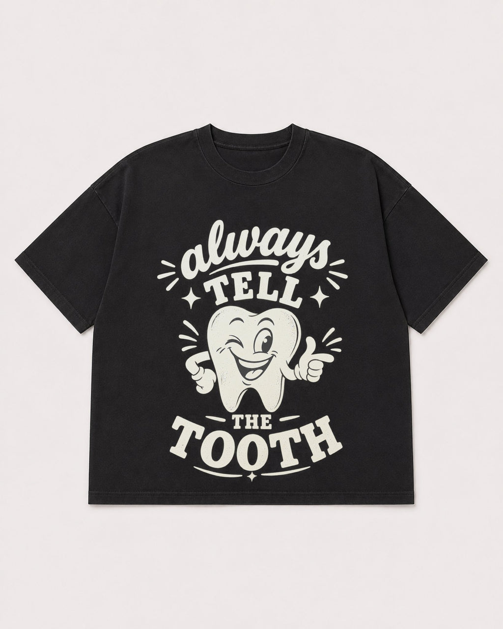 Mockup Boxy Heavyweight Tee Black product