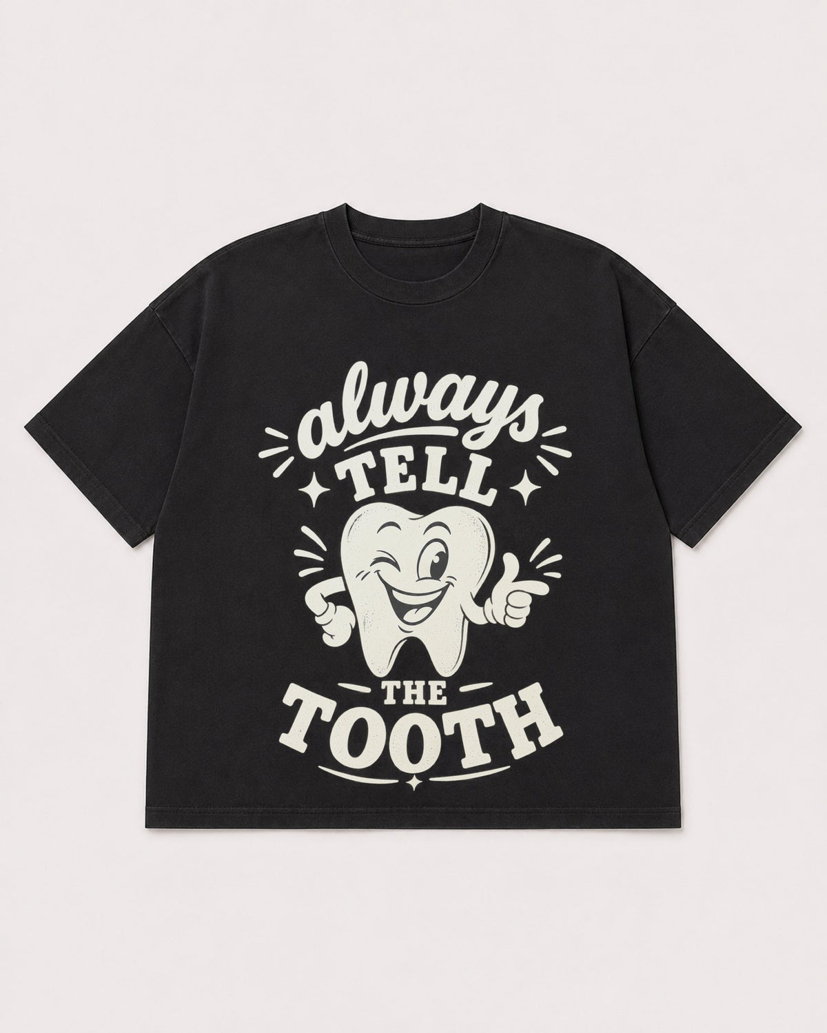 Mockup Boxy Heavyweight Tee Black product