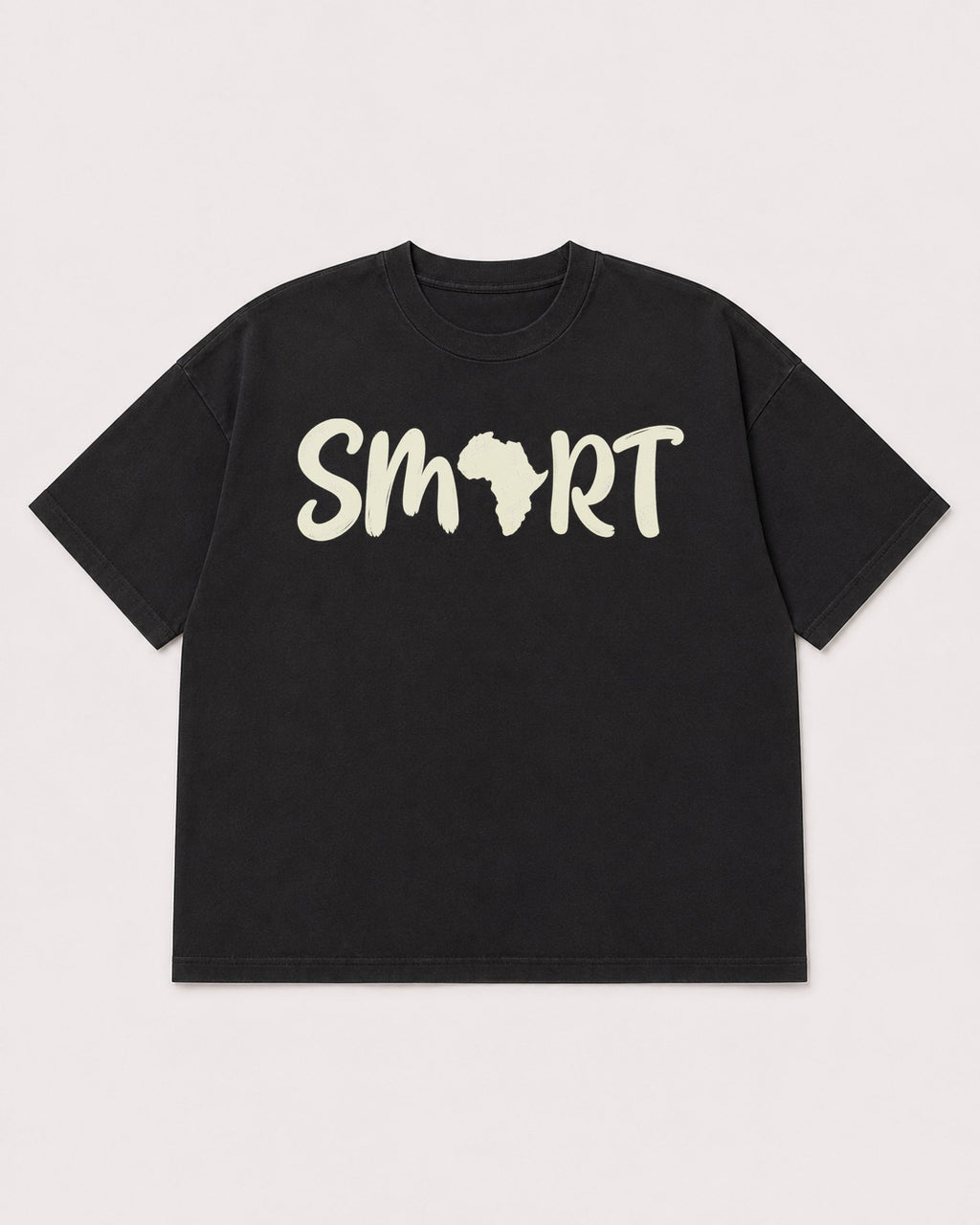 Mockup Boxy Heavyweight Tee Black product