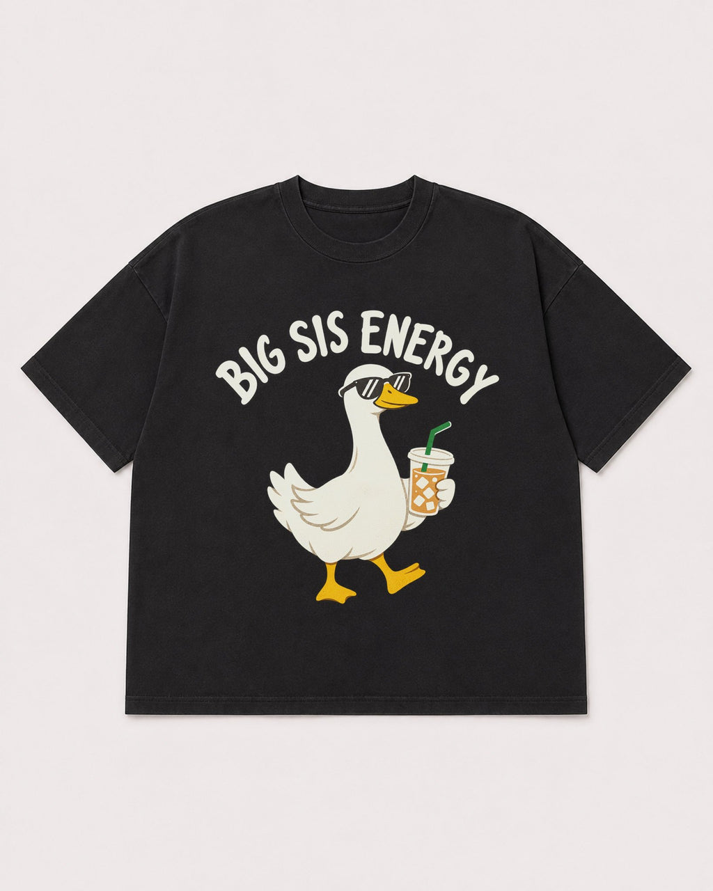 Mockup Boxy Heavyweight Tee Black product