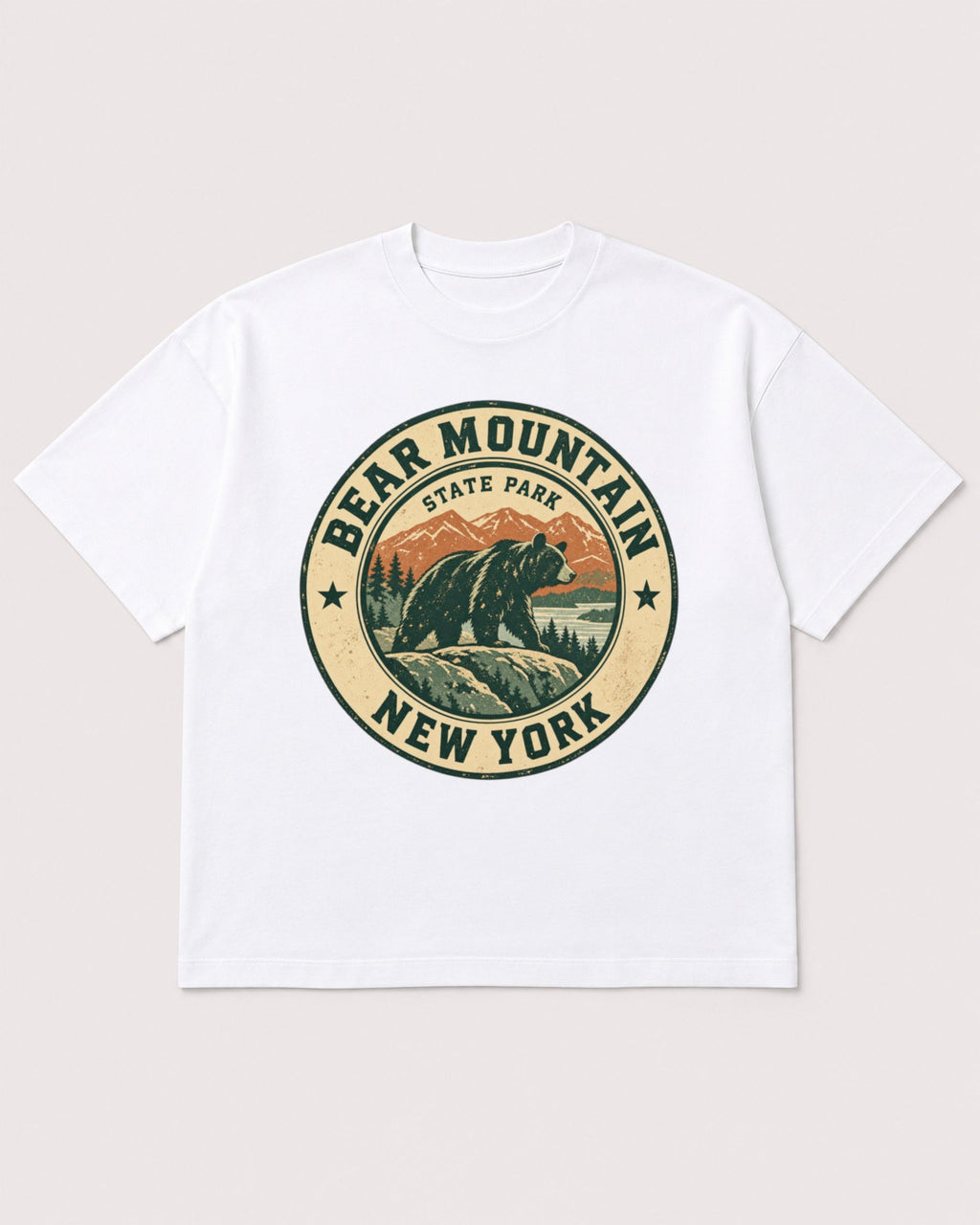Mockup Boxy Heavyweight Tee White product