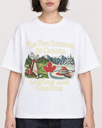 Mockup Boxy Heavyweight Tee White female close-up 39