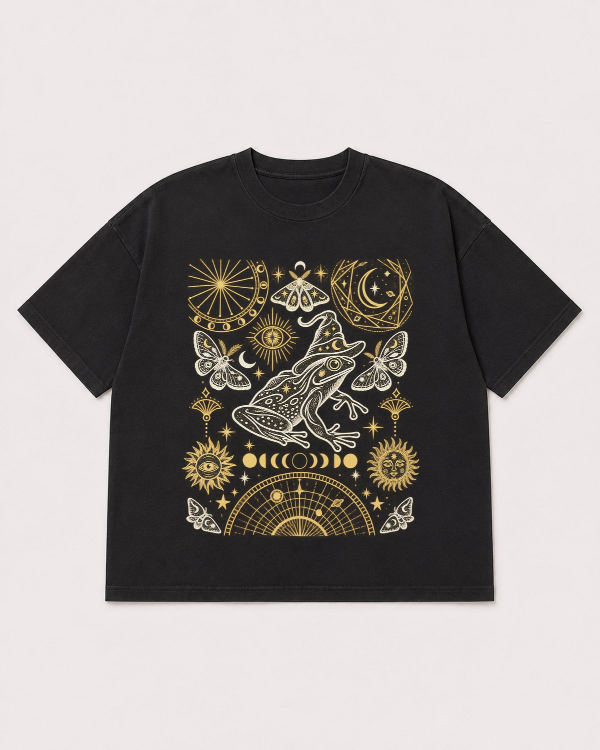 Mockup Boxy Heavyweight Tee Black product
