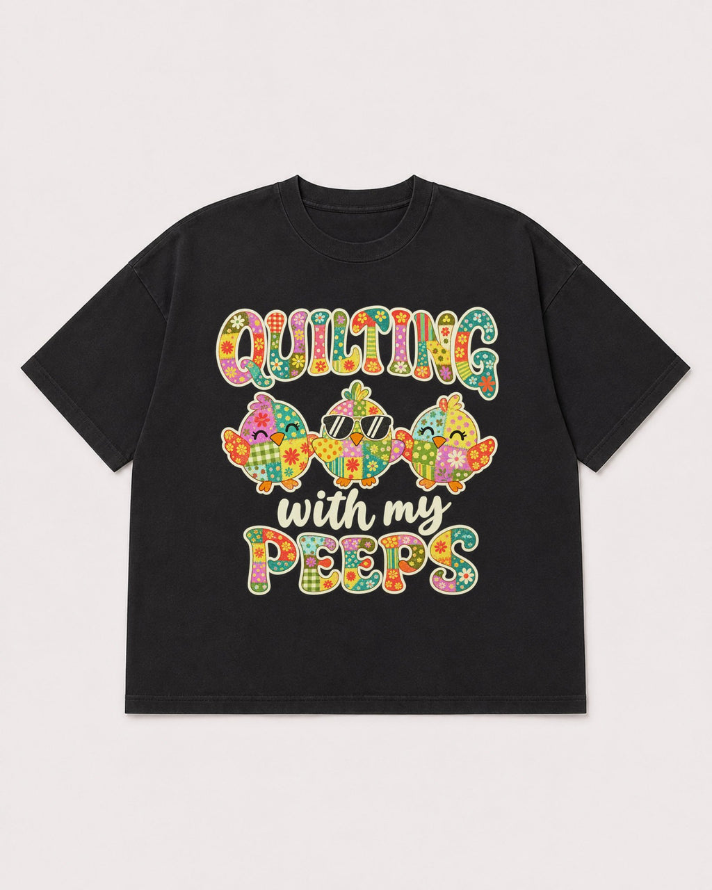 Mockup Boxy Heavyweight Tee Black product