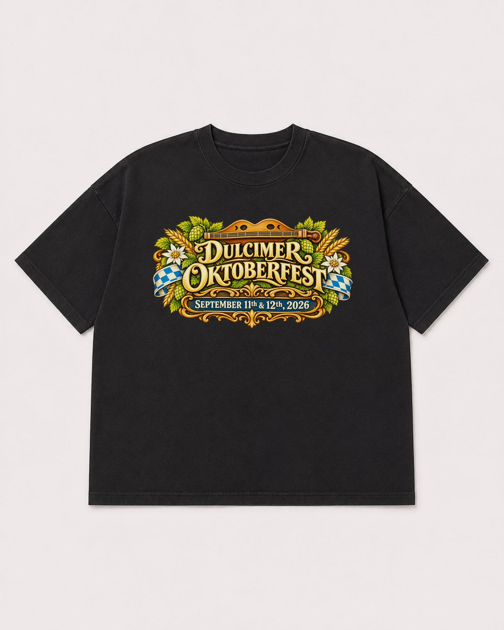 Mockup Boxy Heavyweight Tee Black product