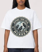 Mockup Boxy Heavyweight Tee White female close-up 04