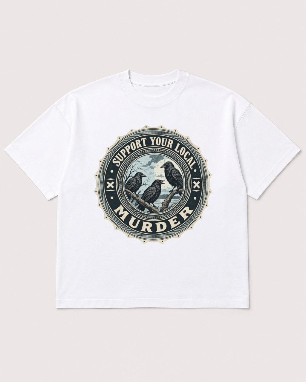 Mockup Boxy Heavyweight Tee White product