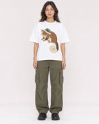 Mockup Boxy Heavyweight Tee White female full-body 02