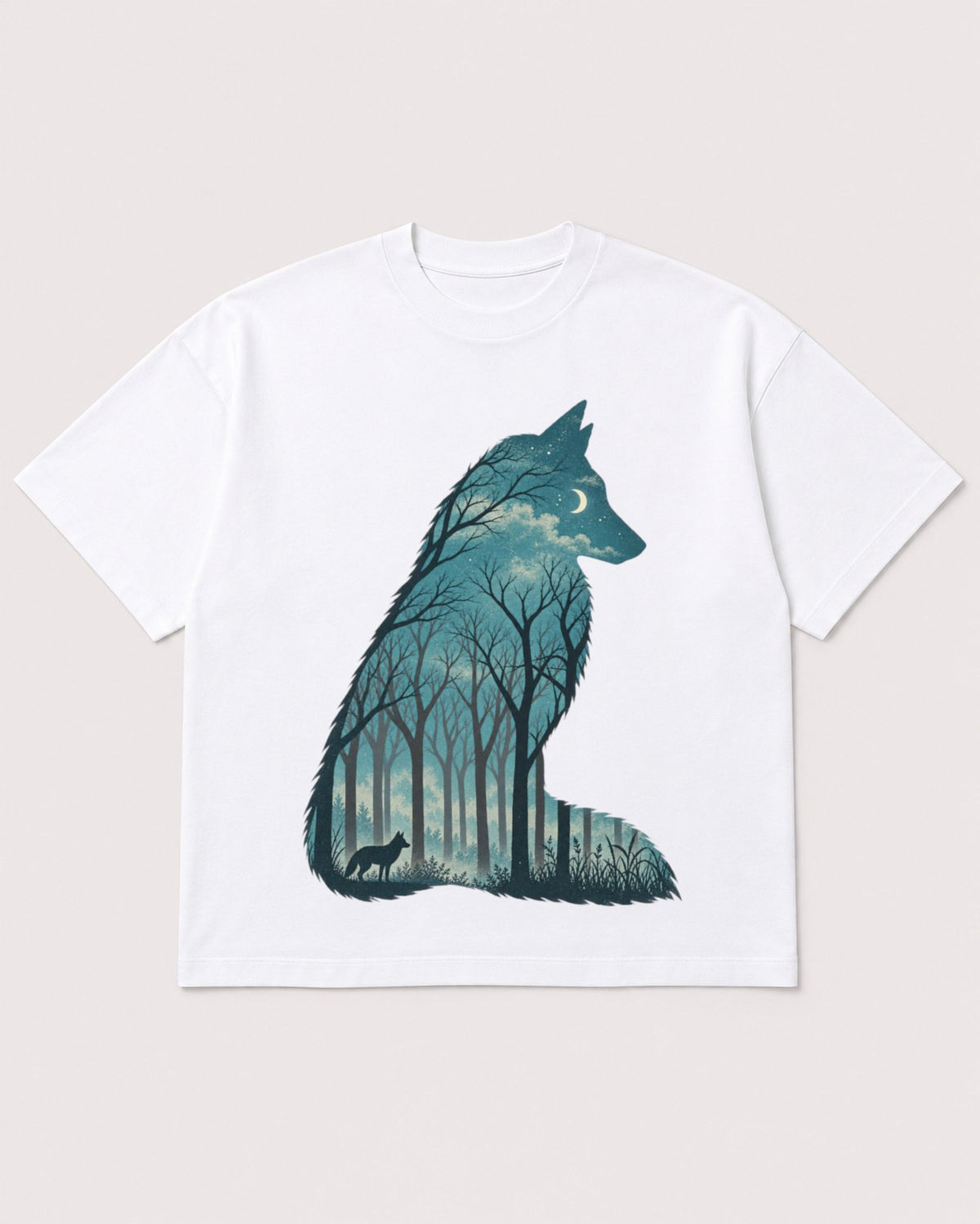 Mockup Boxy Heavyweight Tee White product