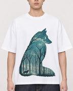 Mockup Boxy Heavyweight Tee White male close-up 01
