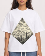 Mockup Boxy Heavyweight Tee White female close-up 06