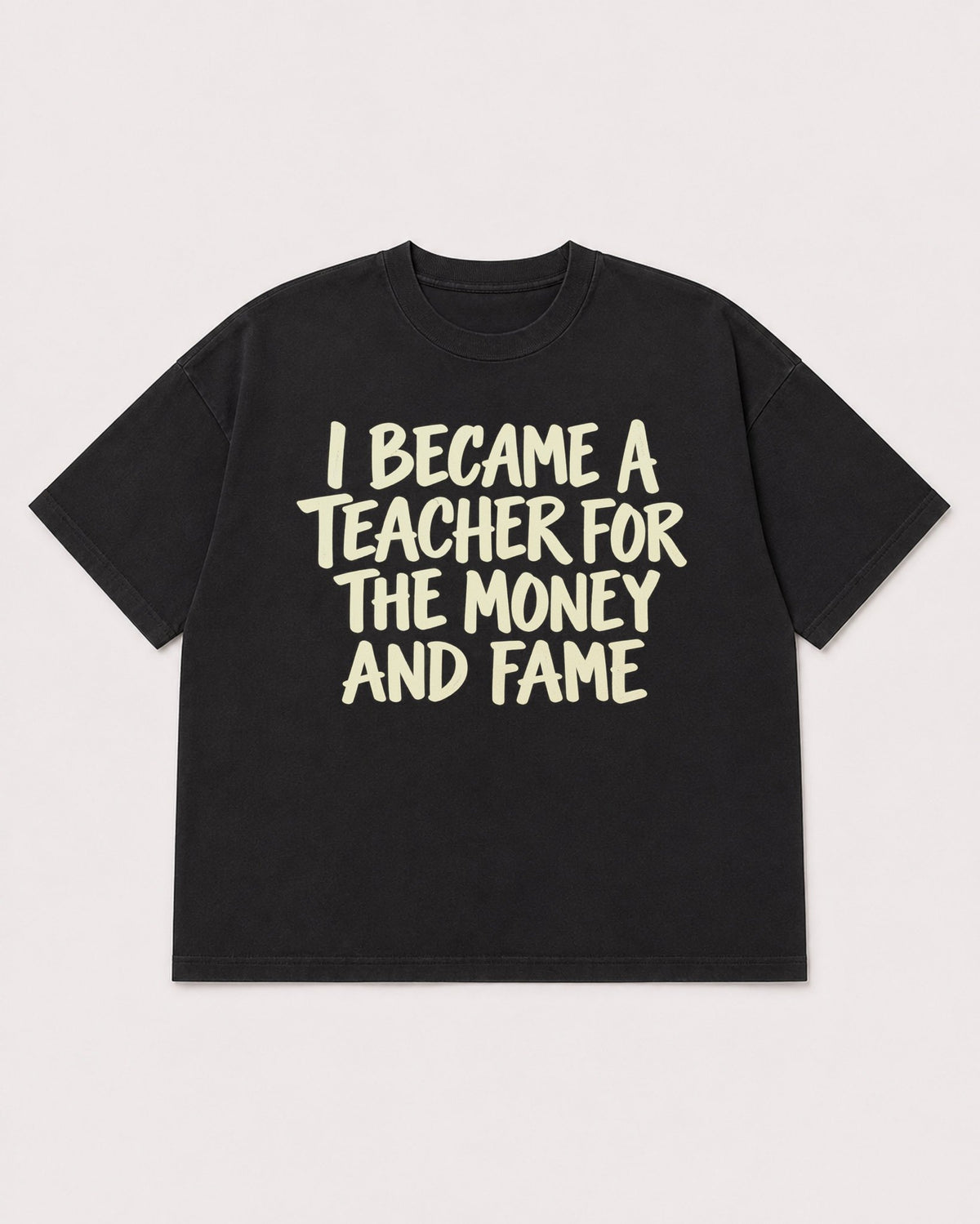 Mockup Boxy Heavyweight Tee Black product