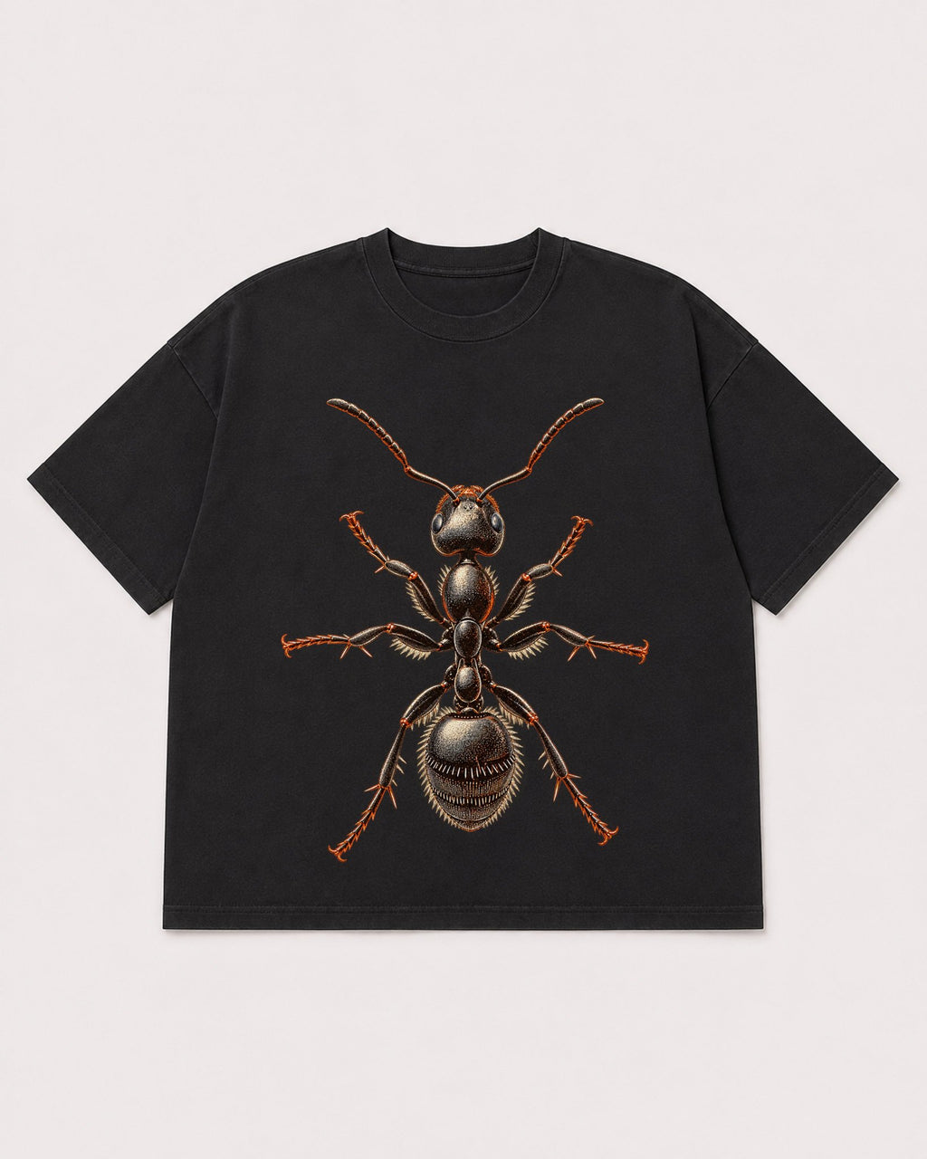 Mockup Boxy Heavyweight Tee Black product