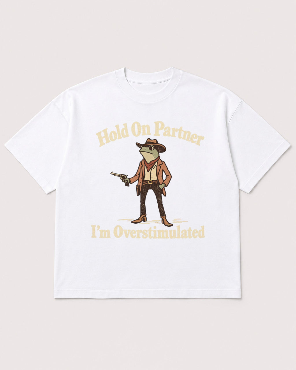 Mockup Boxy Heavyweight Tee White product