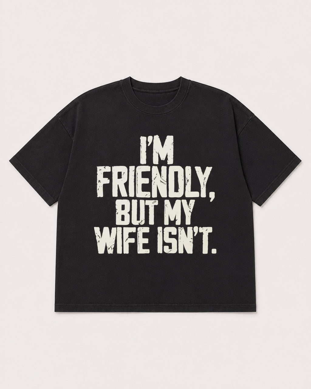 Mockup Boxy Heavyweight Tee Black product