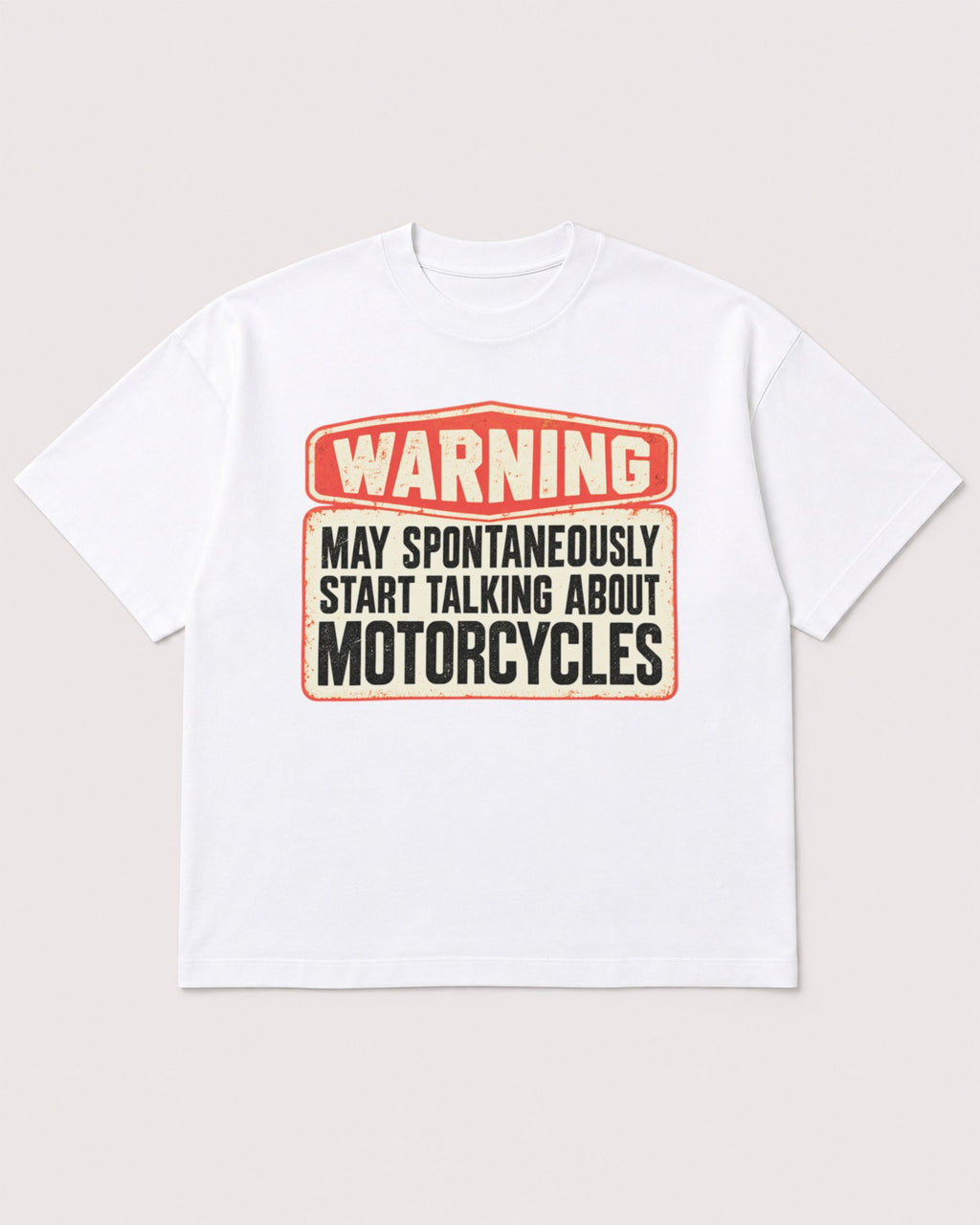 Mockup Boxy Heavyweight Tee White product