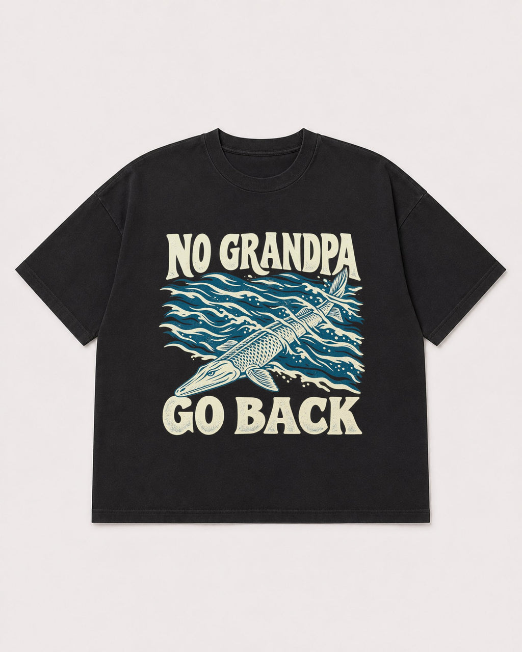 Mockup Boxy Heavyweight Tee Black product