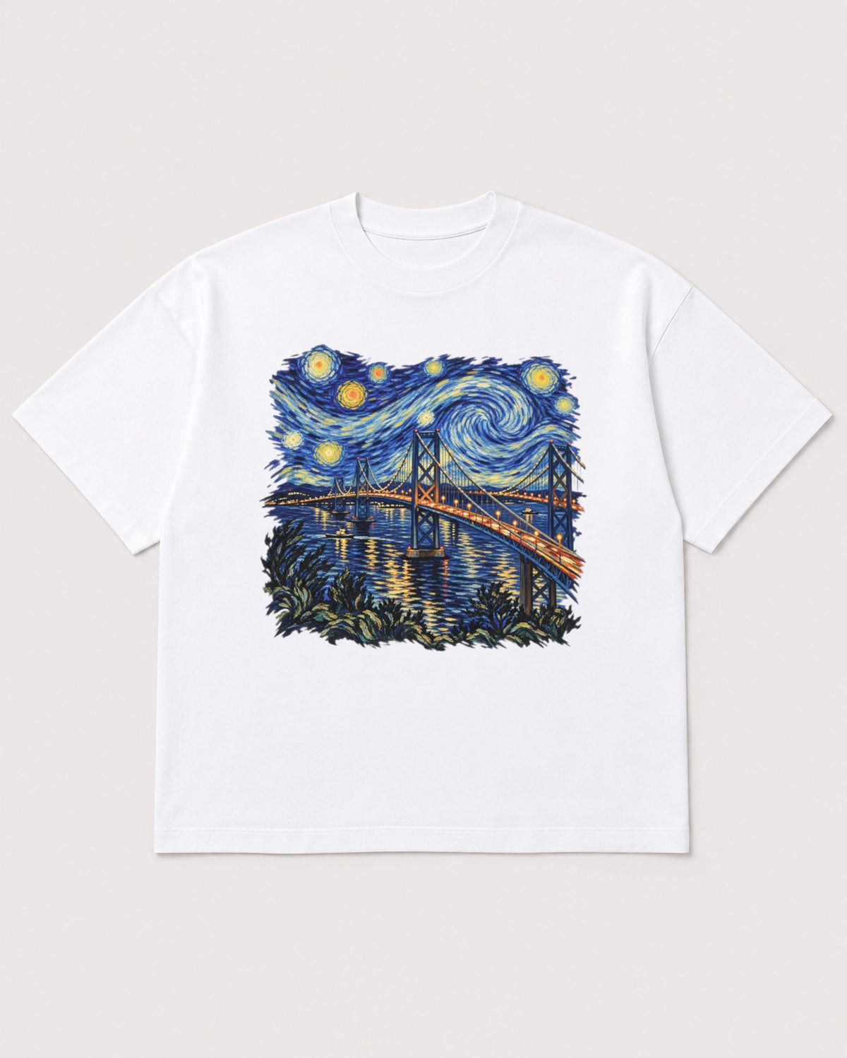 Mockup Boxy Heavyweight Tee White product